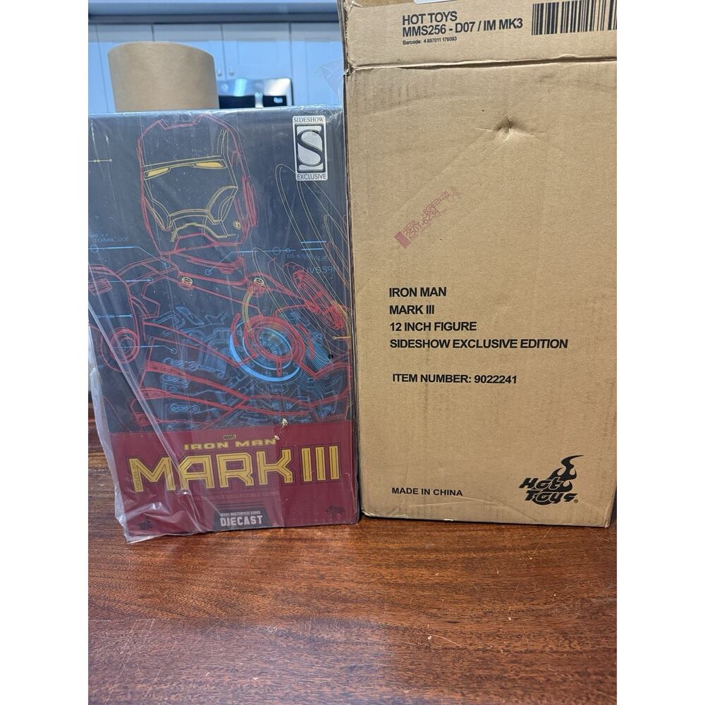 Hot Toys MMS256D07 1/6 Scale Iron Man Mark III Diecast Figure Sideshow Exclusive